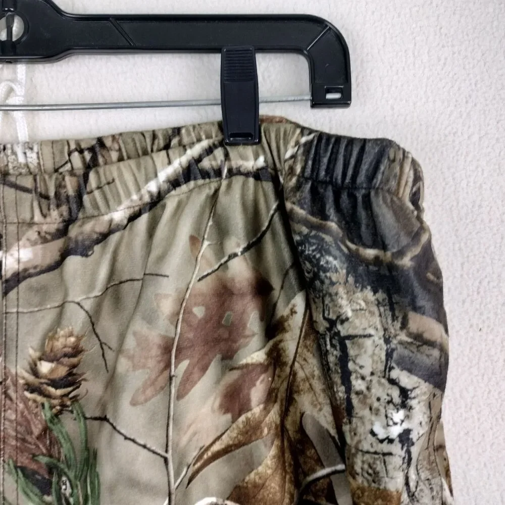 Mad Dog Camouflage Pants Mens 2XL Hunting Realtree Camo Mesh Lined Elastic Waist